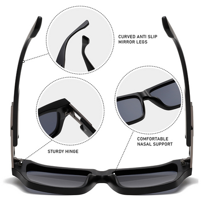PC Oversized UV400 Fashion-Forward Sunglasses WGSG3516