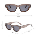 PC Rectangular Cat-Eye Trend-Setting Sunglasses WGSG3522