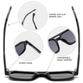 Double-Bridge Aviator PC Retro-Vintage Sunglasses WGSG3529