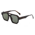 Double-Bridge Aviator PC Retro-Vintage Sunglasses WGSG3529