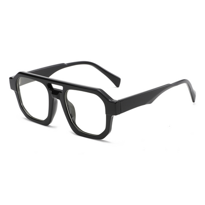 Double-Bridge Aviator PC Retro-Vintage Sunglasses WGSG3529