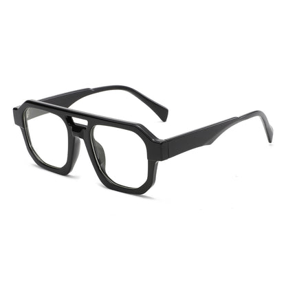 Double-Bridge Aviator PC Retro-Vintage Sunglasses WGSG3529