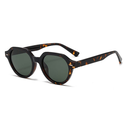 Fashion Retro Large Round Polarised PC Sunglasses WGSG3534
