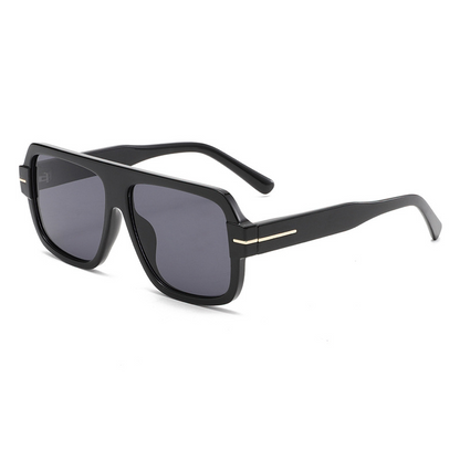 Retro Square Aviator UV400 Sunglasses WGSG3536