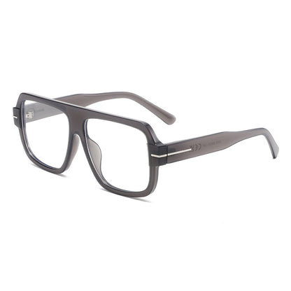 Retro Square Aviator UV400 Sunglasses WGSG3536