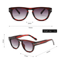 Retro Square PC Sunglasses WGSG3537