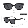 Fashion Polarised Blue-Light-Blocking Square Sunglasses WGSG3580