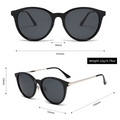 Retro Metal Dual-Purpose Polarised Sunglasses WGSG3582