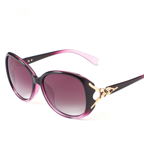 Crystal-Accented Feline Polarised UV Sunglasses WGSG8842