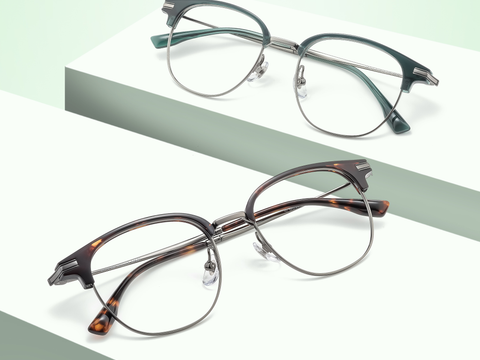 Fashion TR & Titanium Glasses WGXH15243-WOOglasses
