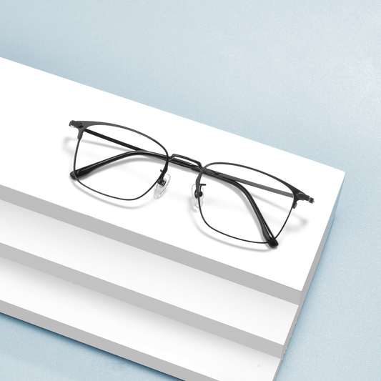 Retro Metal Glasses WGXH28550-WOOglasses