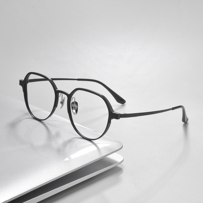 Retro Metal Glasses WGXH28556-WOOglasses