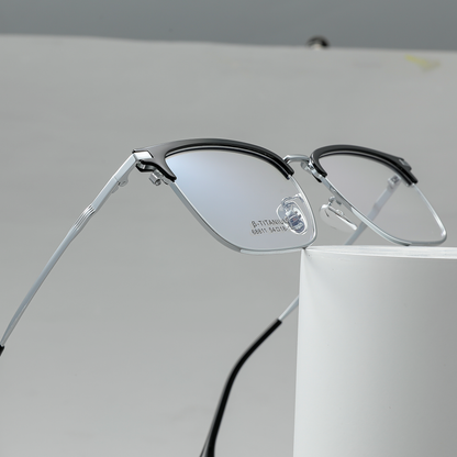 Classic Metal Glasses WGXH68811L-WOOglasses