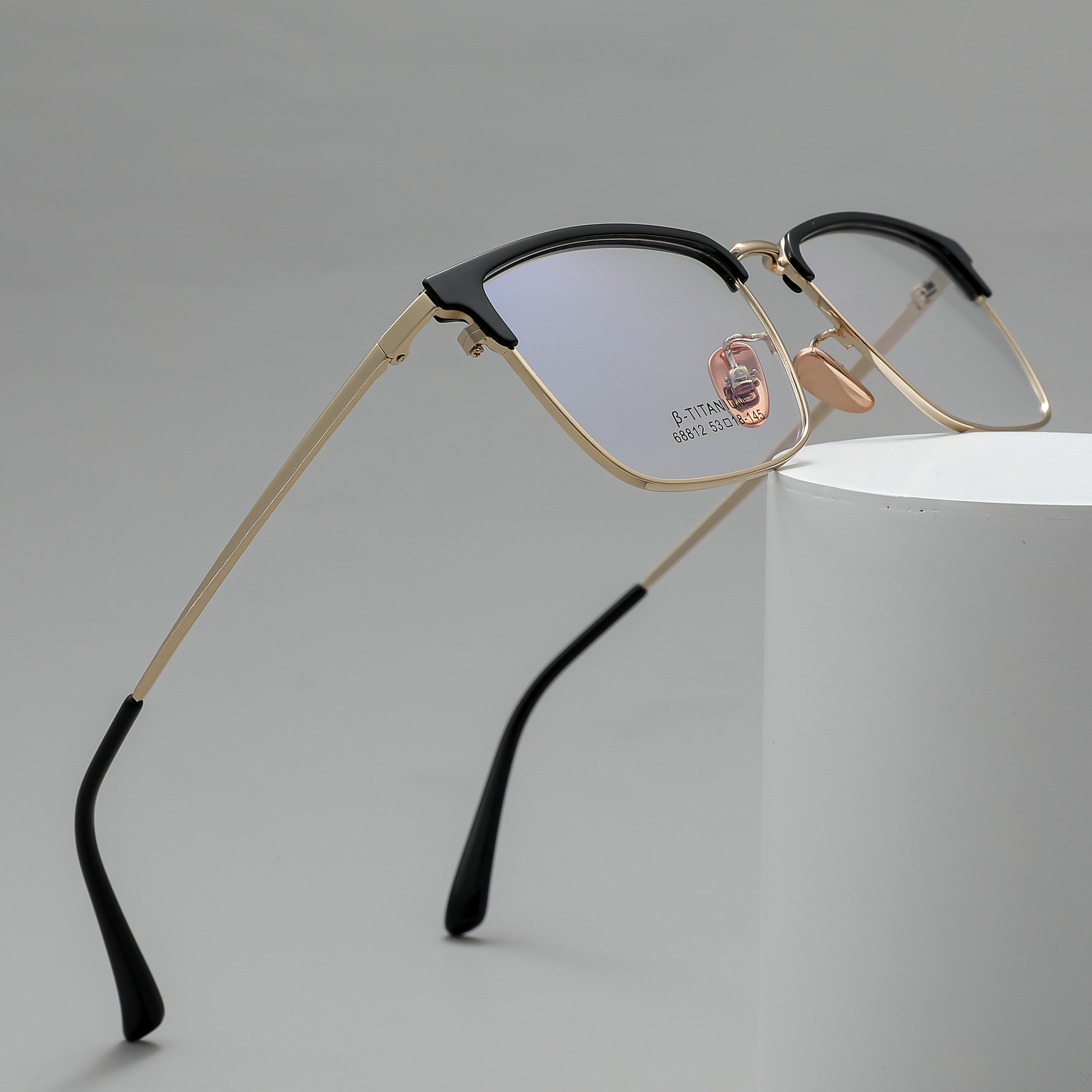 Classic Metal Glasses WGXH68812L-WOOglasses