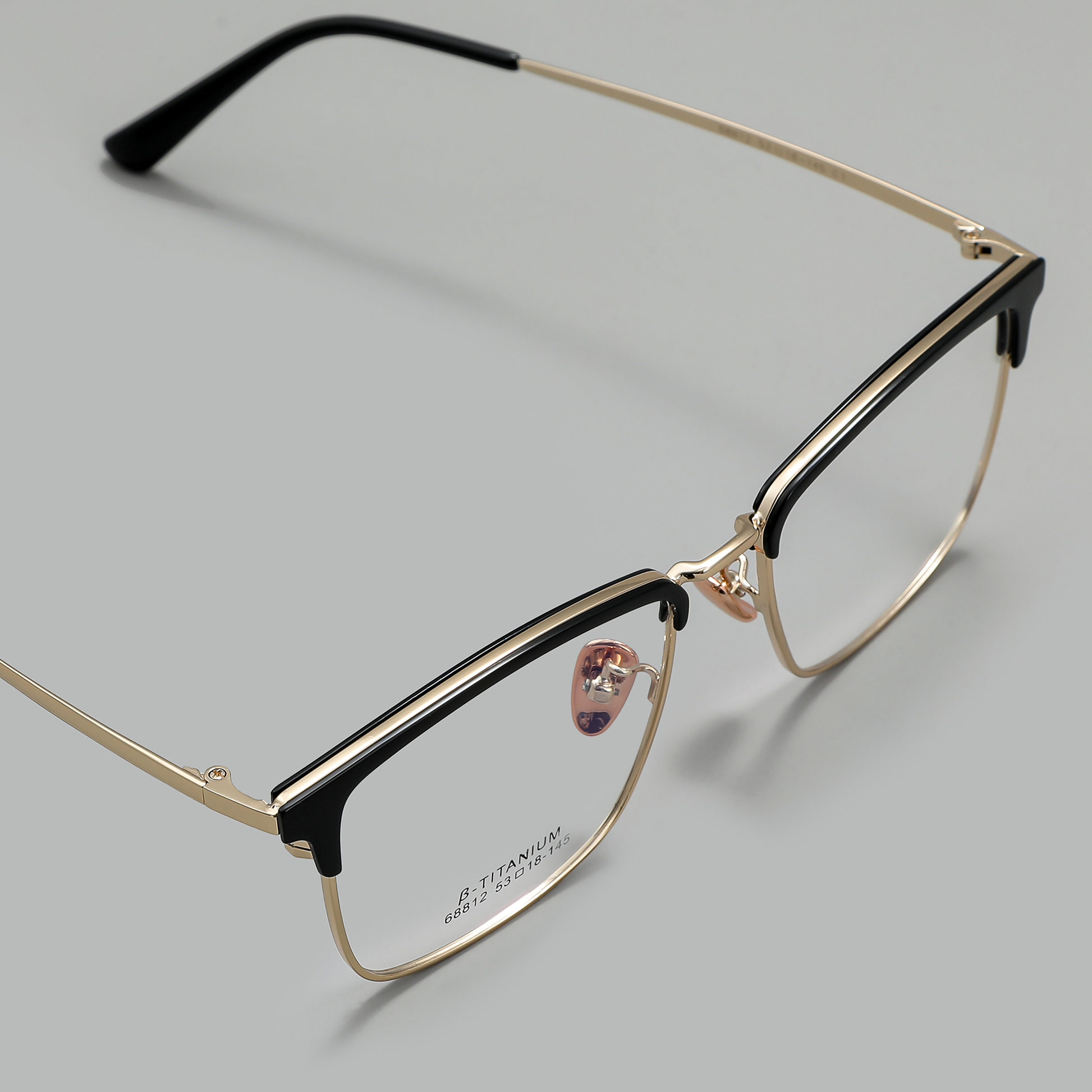 Classic Metal Glasses WGXH68812L-WOOglasses
