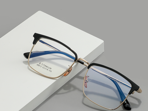 Classic Metal Glasses WGXH68812L-WOOglasses