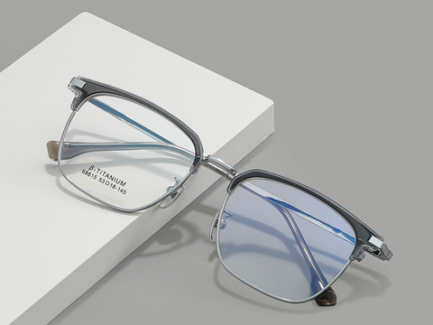 Classic Metal Glasses WGXH68815L-WOOglasses