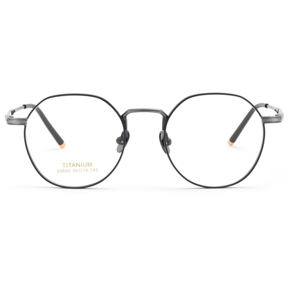 Retro Titanium Glasses WGXH69890-WOOglasses