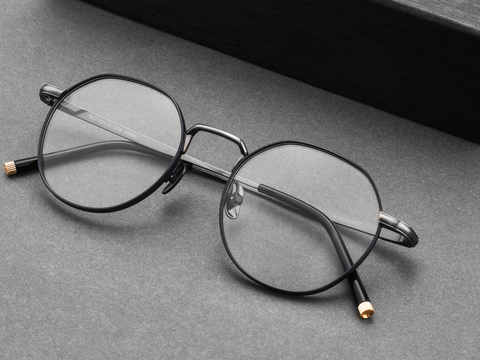 Retro Titanium Glasses WGXH69890-WOOglasses