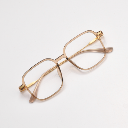 Retro TR & Titanium Glasses WGXHB98007F-WOOglasses