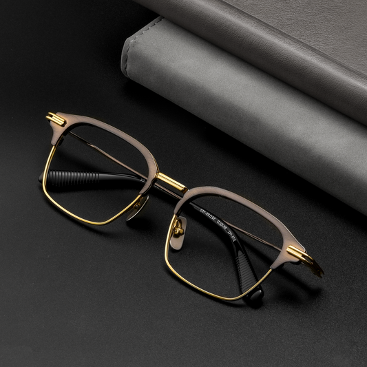 Retro Titanium Glasses WGXHDTX142S-WOOglasses
