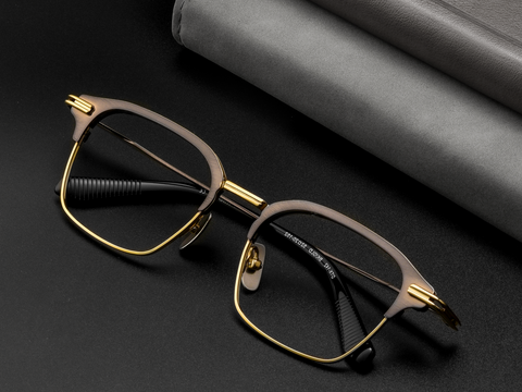 Retro Titanium Glasses WGXHDTX142S-WOOglasses