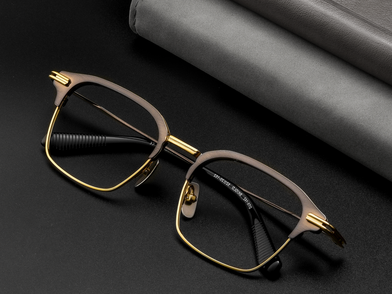 Retro Titanium Glasses WGXHDTX142S-WOOglasses