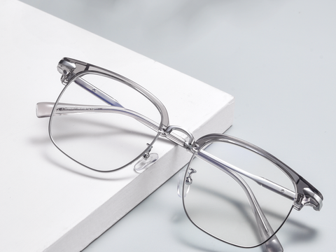 Fashion Metal Glasses WGXHK0062K-WOOglasses