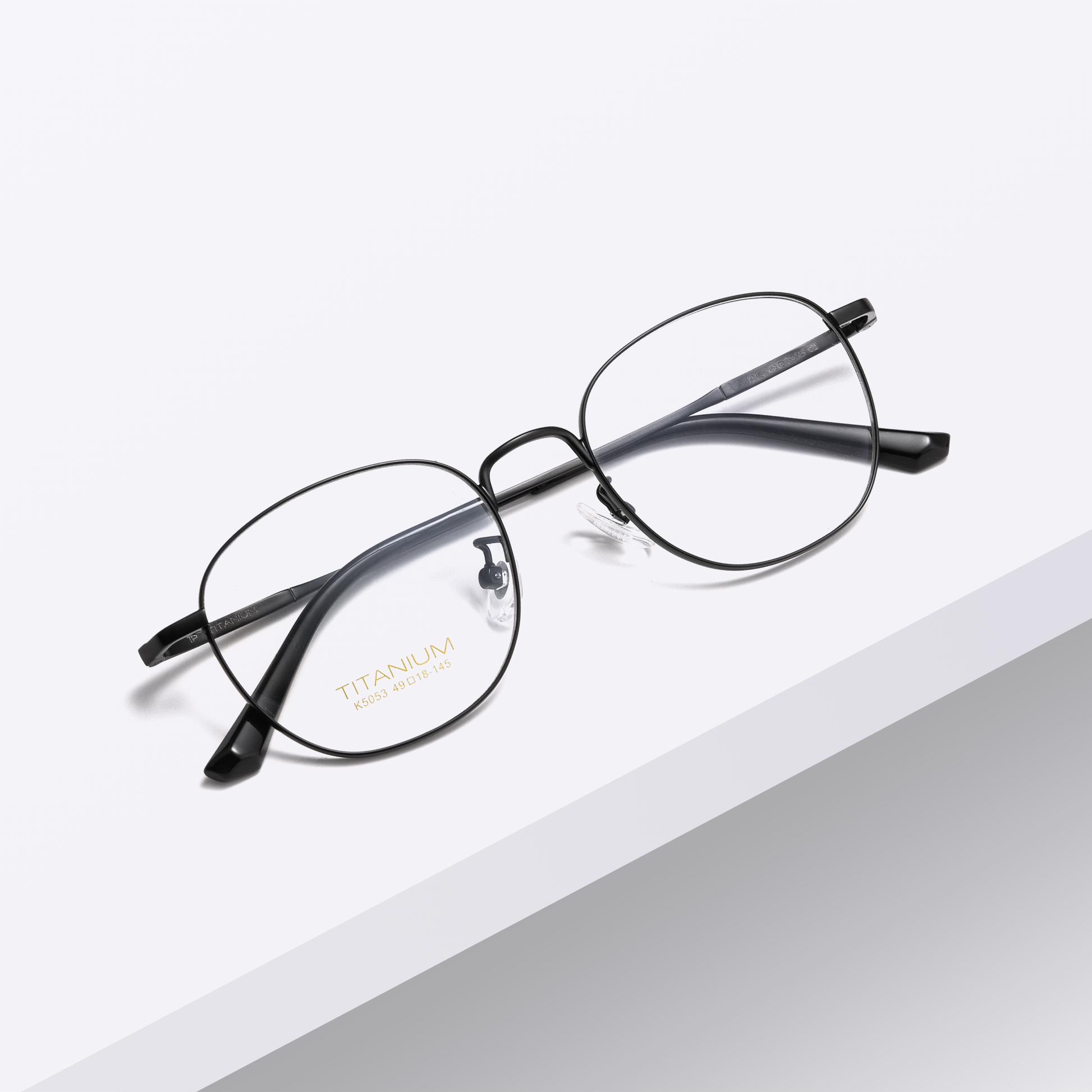 Retro Titanium Glasses WGXHK5053BSF-WOOglasses