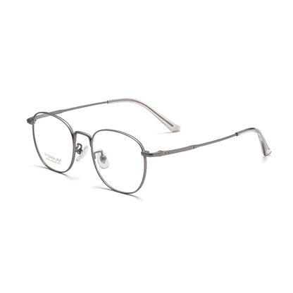 Retro Titanium Glasses WGXHK5053BSF-WOOglasses