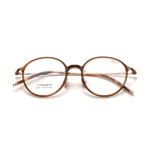 Fashion TR & Titanium Glasses WGXHL9101Y-WOOglasses