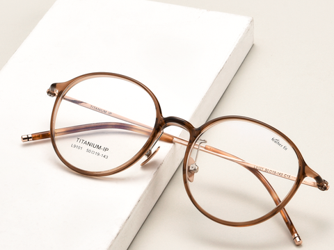 Fashion TR & Titanium Glasses WGXHL9101Y-WOOglasses