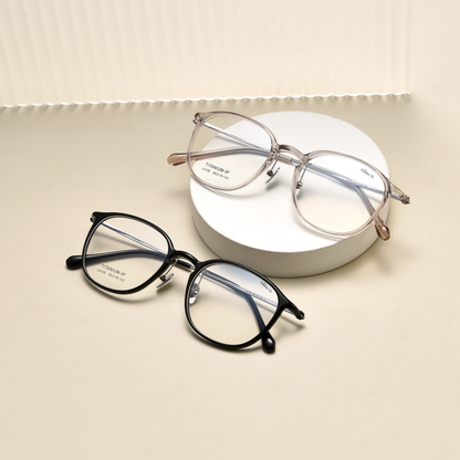 Retro TR & Titanium Glasses WGXHL9109Y-WOOglasses