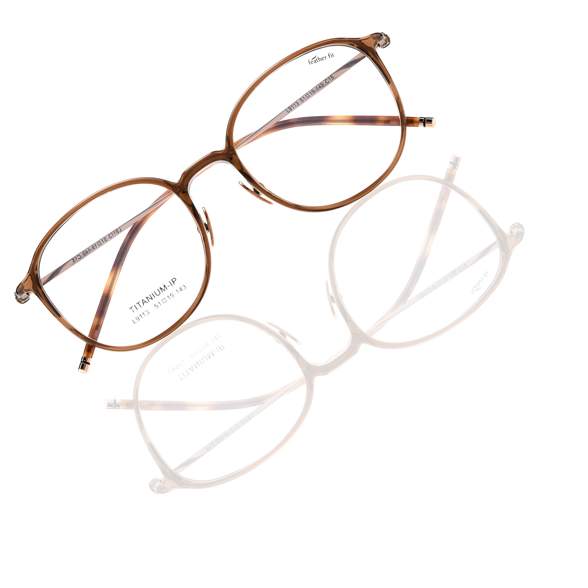 Fashion TR & Titanium Glasses WGXHL9113Y-WOOglasses