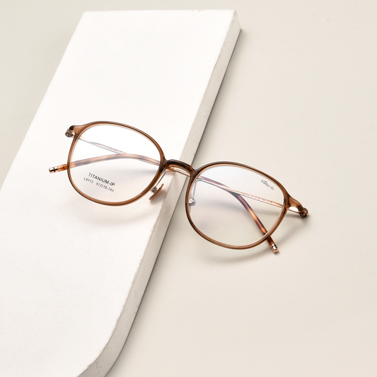 Fashion TR & Titanium Glasses WGXHL9113Y-WOOglasses