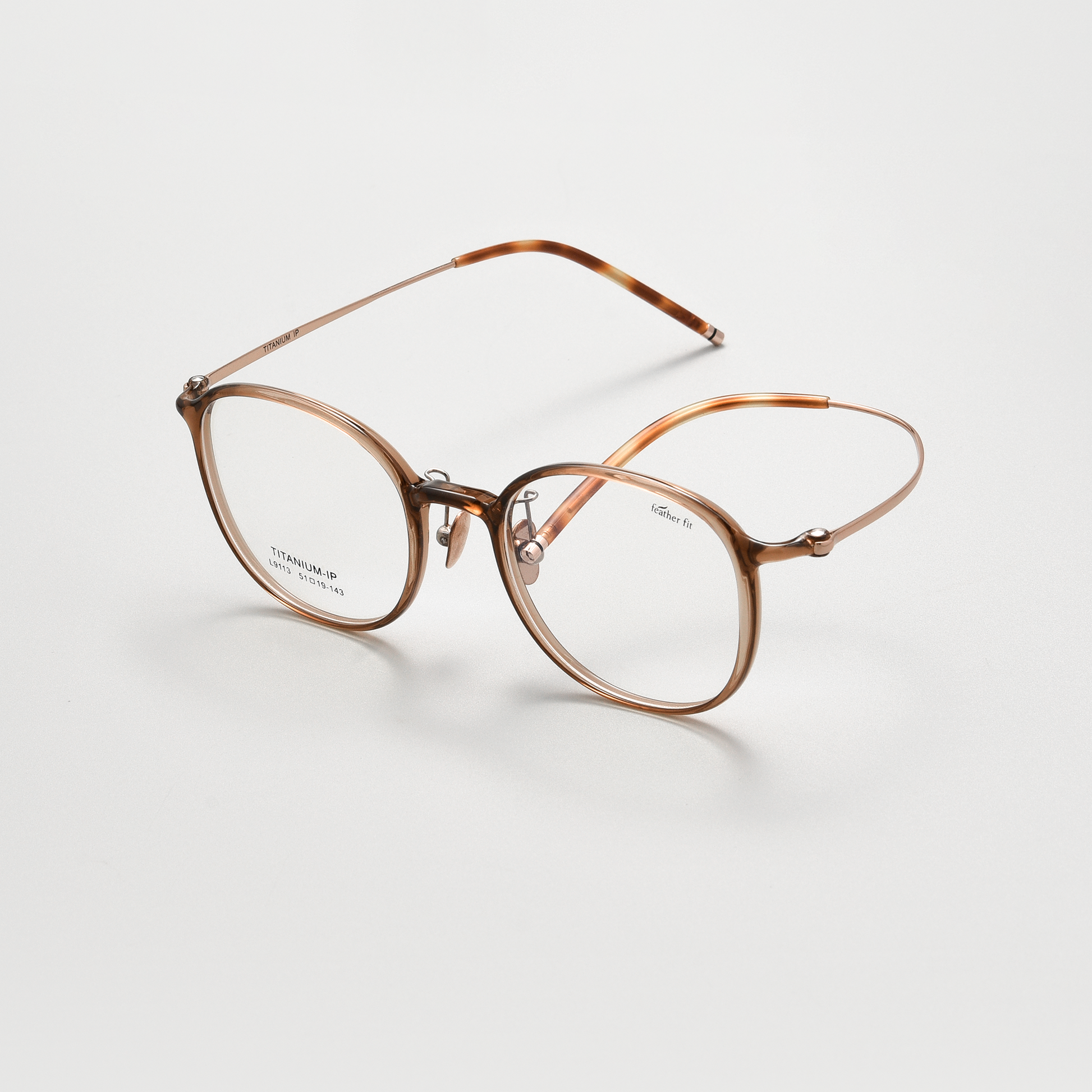 Fashion TR & Titanium Glasses WGXHL9113Y-WOOglasses