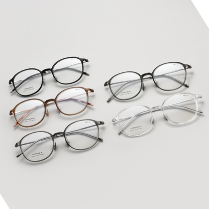 Fashion TR & Titanium Glasses WGXHL9113Y-WOOglasses