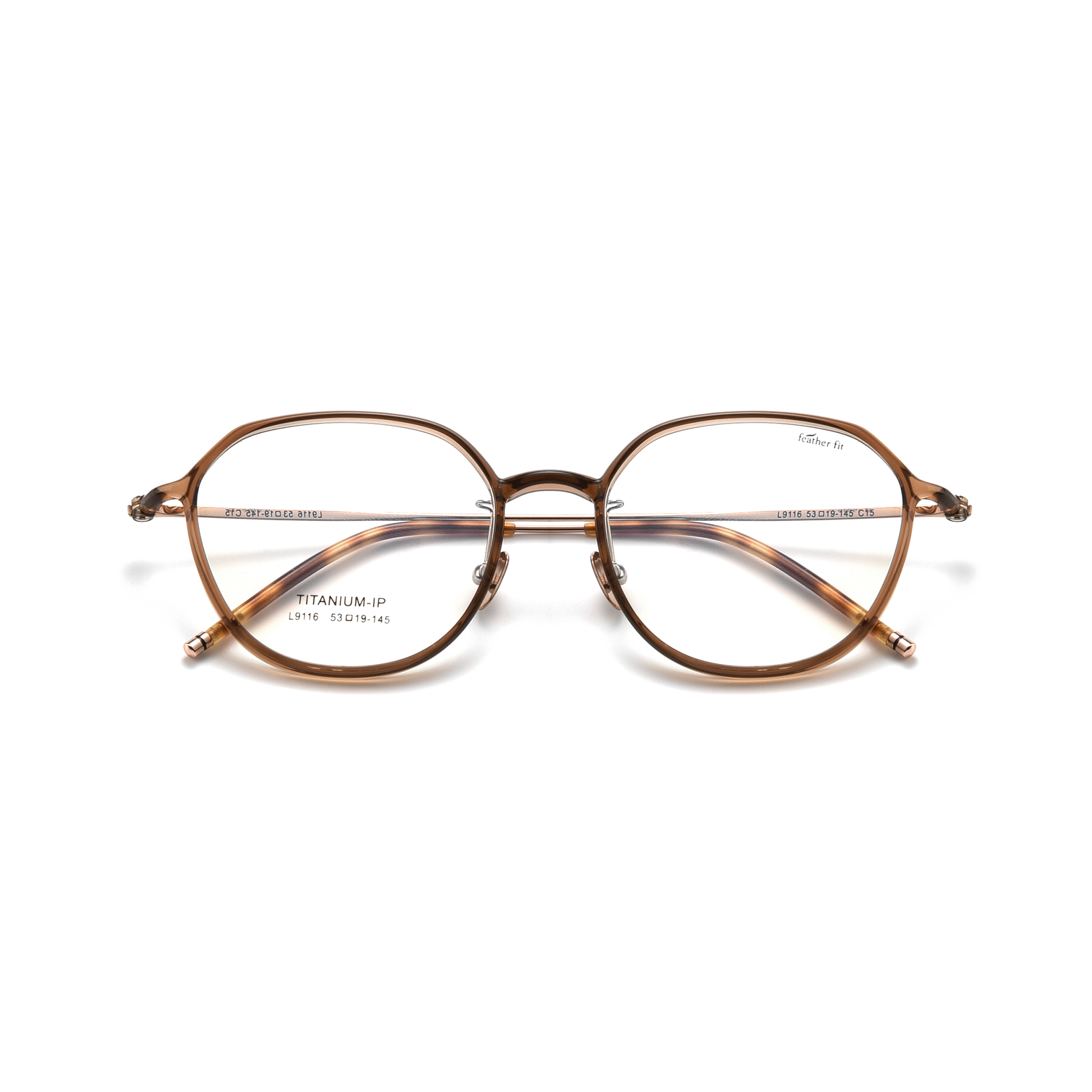Retro TR & Titanium Glasses WGXHL9116Y-WOOglasses