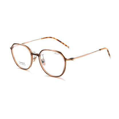 Retro TR & Titanium Glasses WGXHL9116Y-WOOglasses