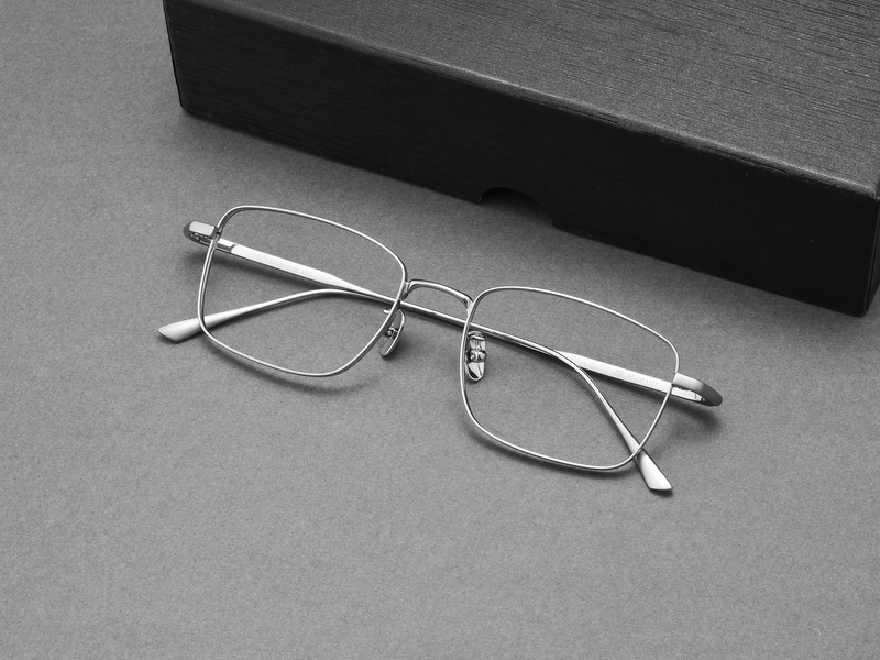 Classic Titanium Glasses WGXHLEX-WOOglasses