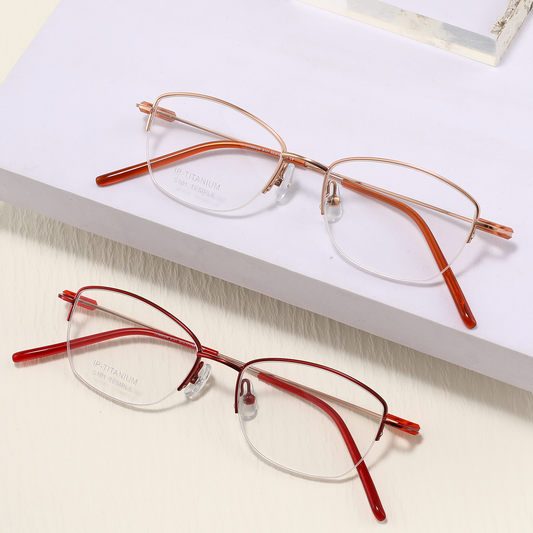 Fashion Titanium Glasses WGXHS101ET-WOOglasses