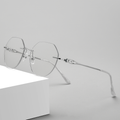 Classic Rimless Metal Glasses WGXHX1001WK-WOOglasses