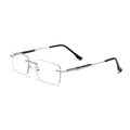 Classic Rimless Metal Glasses WGXHX1002WK-WOOglasses