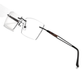 Classic Rimless Metal Glasses WGXHX1012WK-WOOglasses