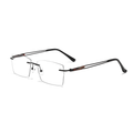 Classic Rimless Metal Glasses WGXHX1012WK-WOOglasses