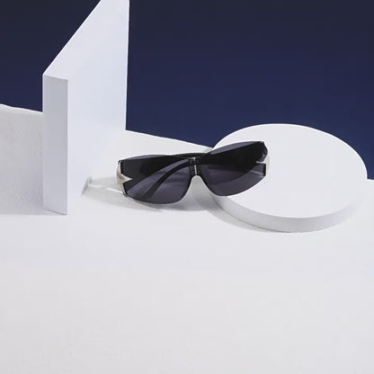 Pentagram Split Rimless UV Protection Sun-Shading Sunglasses WGSG3354 39g