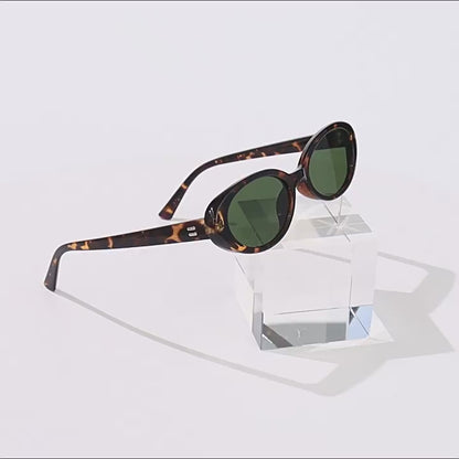 Oval Cat-Eye Retro UV400 Protective Sunglasses WGSG3477