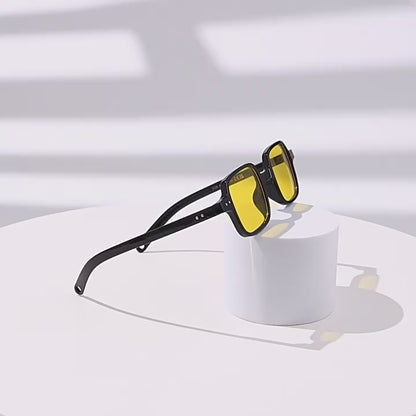 Retro-Chic Narrow Face Petite Square UV400 Protection Sunglasses WGSG3154 (21g)